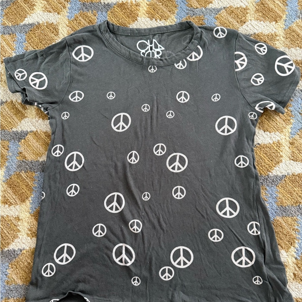 Charcoal Peace Sign T-Shirt Chaser
